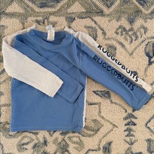Boys Blue & White Rashguard Duo